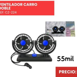 Ventilador doble para carro
